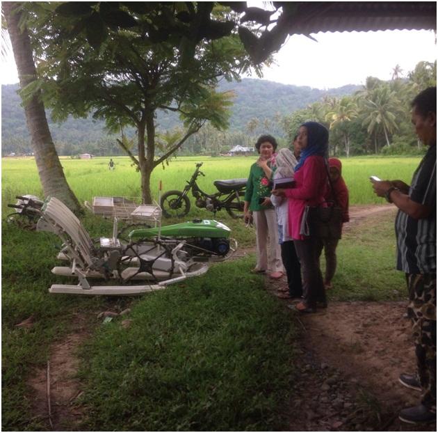 Monitoring Pemanfaatan Alsintan Oleh Irjen Kementan di Kecamatan X Koto Singkarak