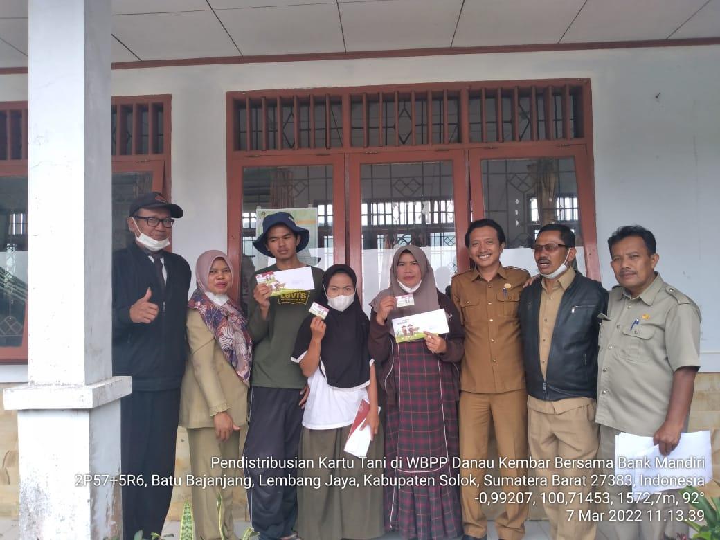 Dinas Pertanian Kabupaten Solok Tahun 2022 Telah Distribusikan Kartu Tani